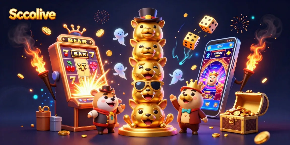 Socolive turns the excitement of gambling into a vibrant 3D celebration with dynamic totem poles and stunning slot machines.