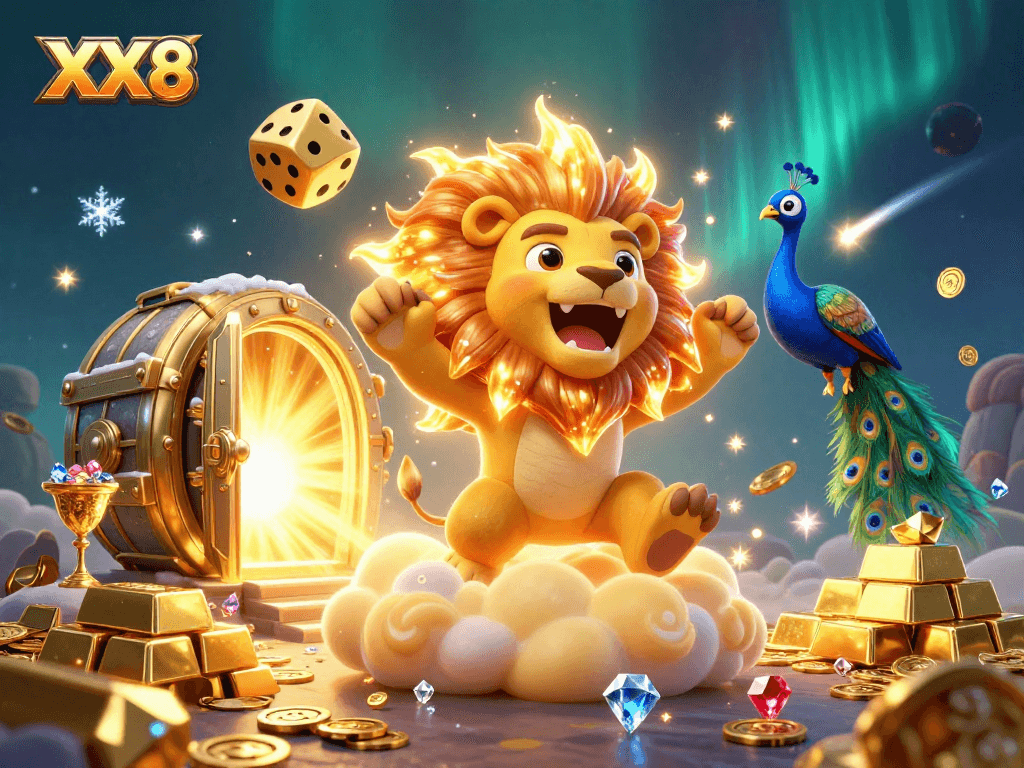 Engage in thrilling games at XX8 with dazzling treasures and majestic characters.