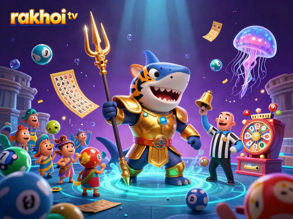 Engage with rakhoi tv for an exhilarating underwater gaming experience featuring vibrant lottery elements.