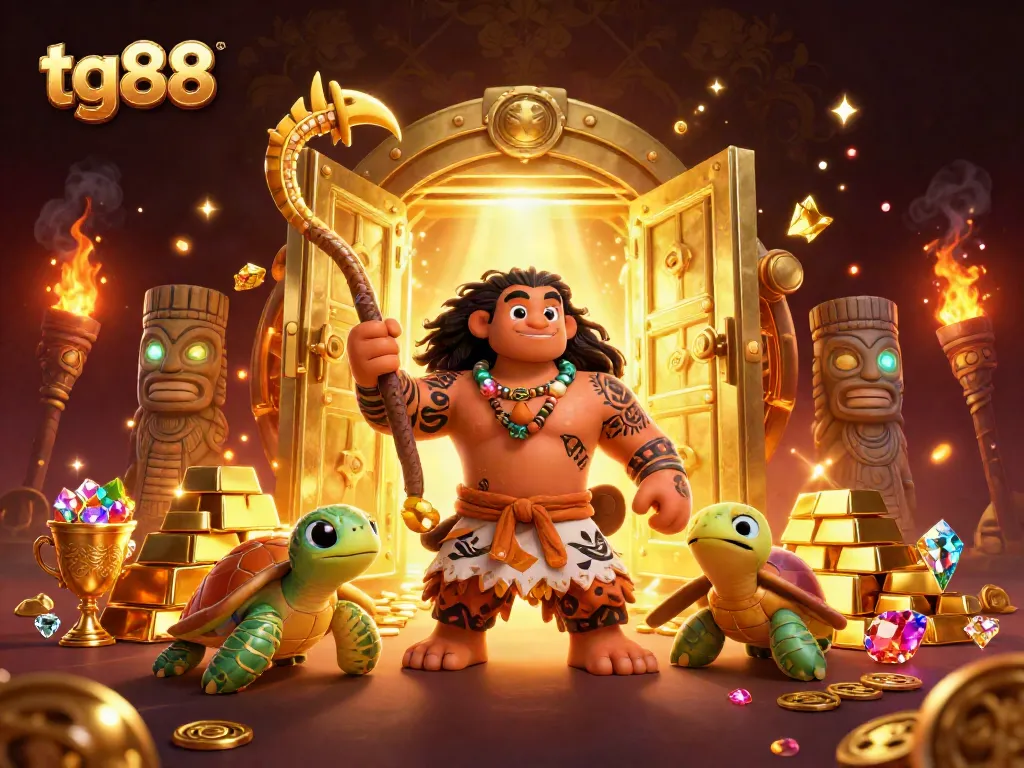 Experience thrilling gameplay at tg88 featuring dynamic 3D characters and casino elements.