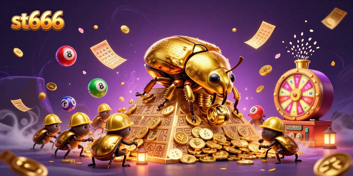 Engage in thrilling gaming experiences at st666 with vibrant characters and casino elements.