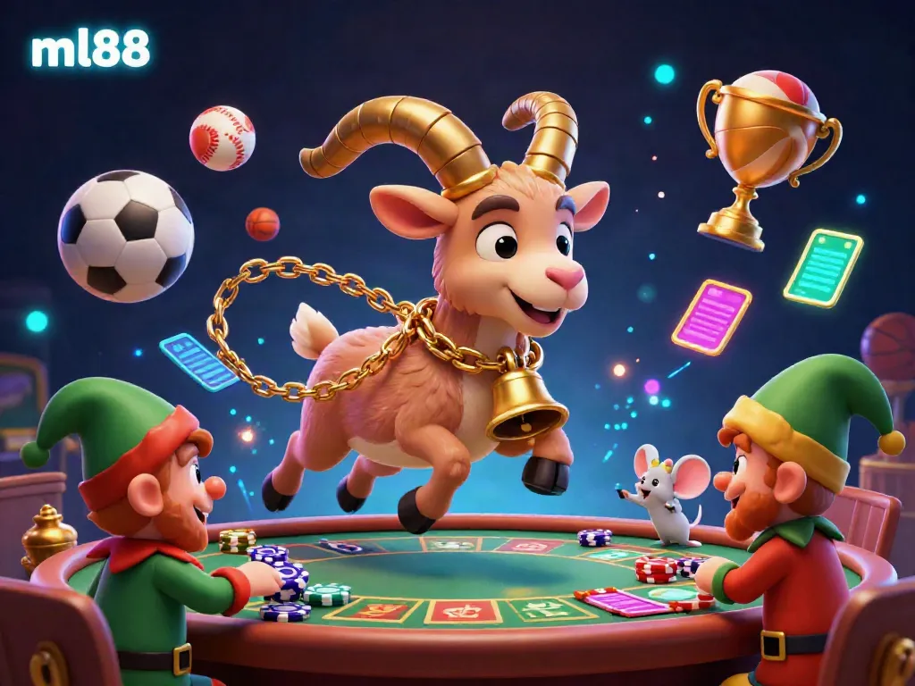 Experience thrilling moments at ml88 casino, where festive characters enhance the gaming excitement.