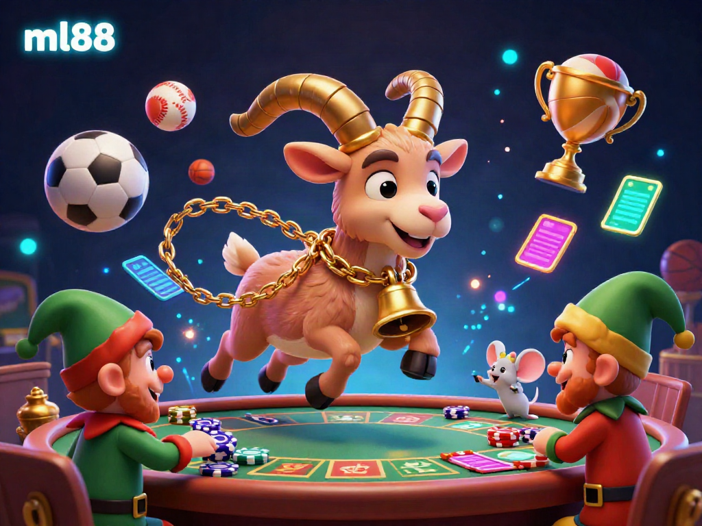 Experience thrilling moments at ml88 casino, where festive characters enhance the gaming excitement.