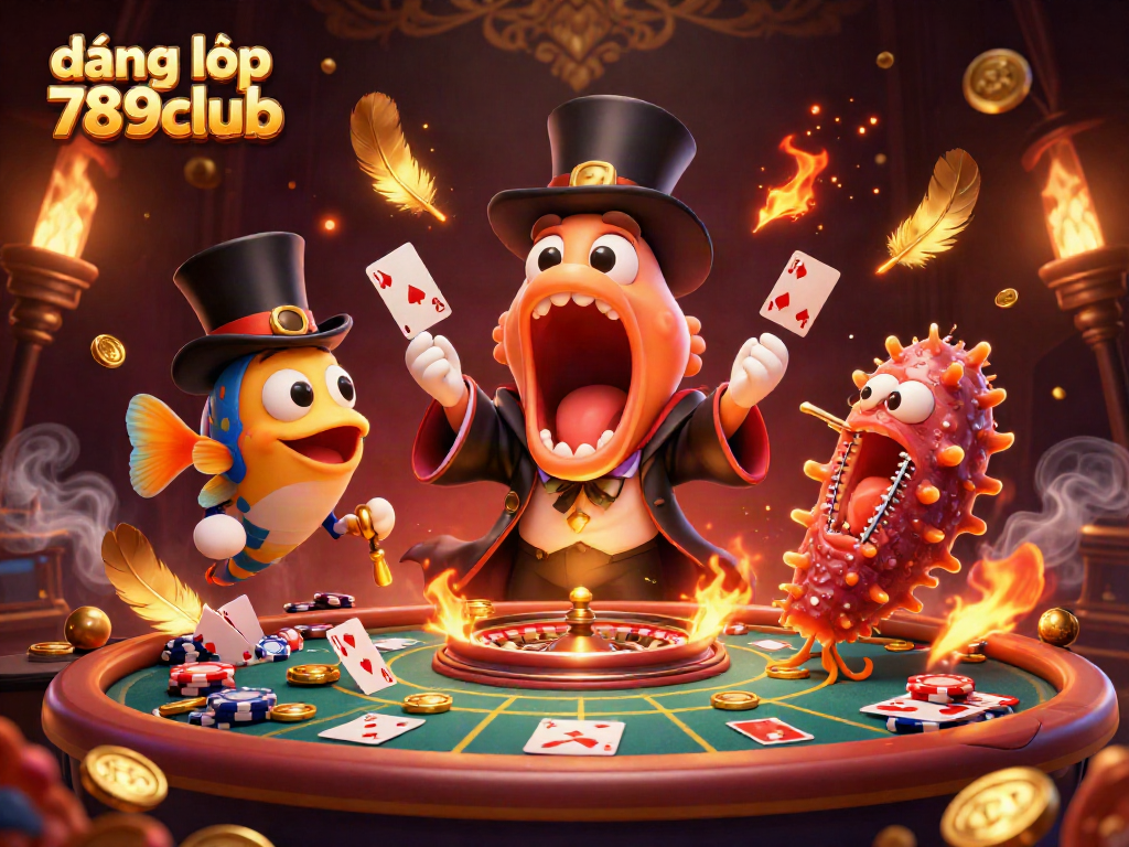 Experience the thrill of đăng nhập 789club with vibrant casino elements and characters in a magical scene.
