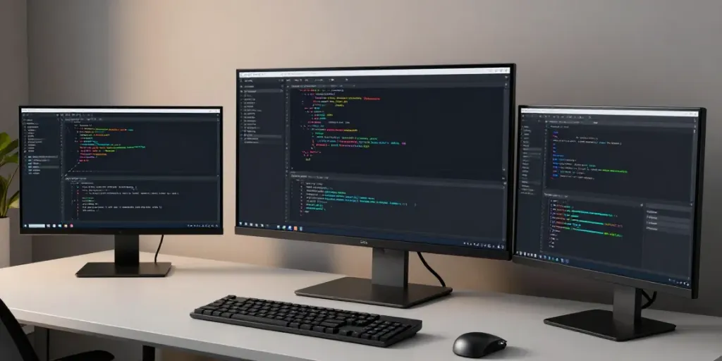 Discover cheap .co.uk renewal options in a modern tech workspace.