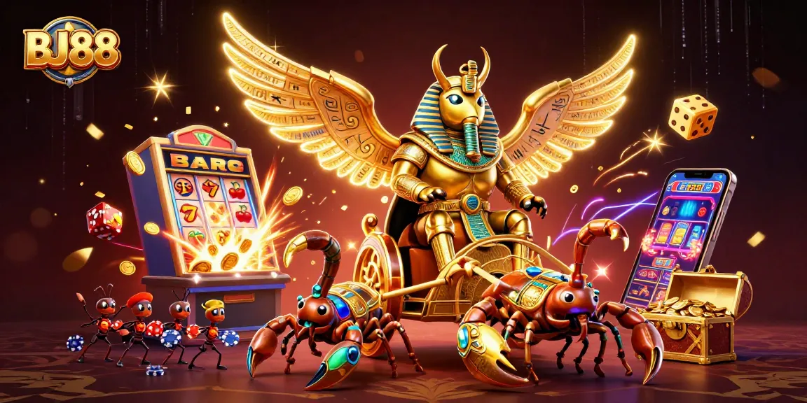 BJ88 offers a thrilling 3D casino experience with vibrant slot machines and exciting gameplay elements.
