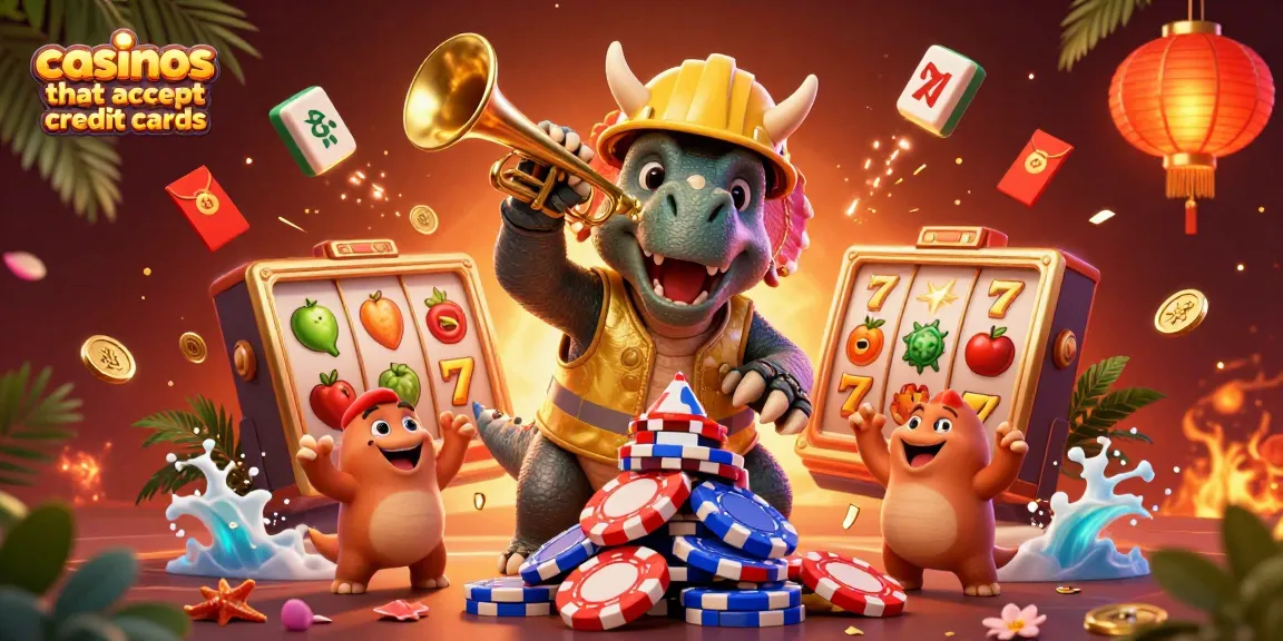 Experience the thrill at casinos that accept credit cards with a bursting scene of fun and excitement.