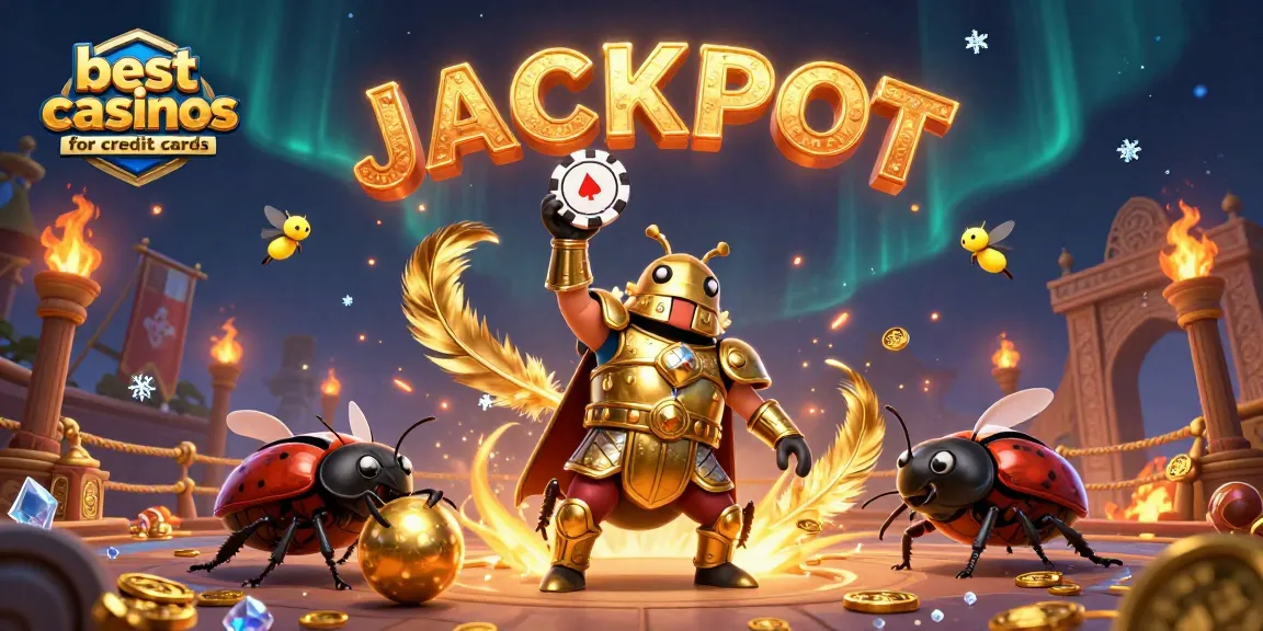 Experience the thrill at the best online casinos for credit cards with characters symbolizing victories in gaming.