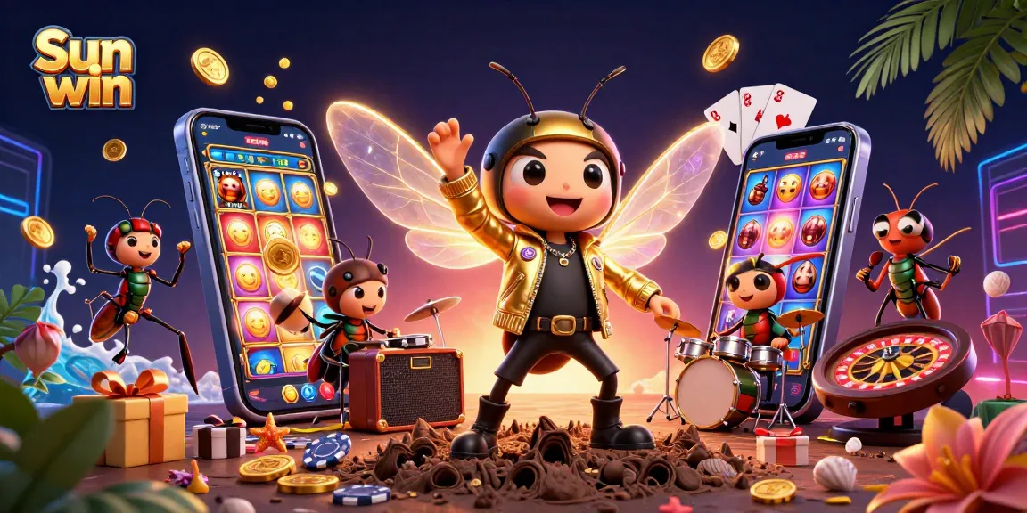Experience the thrill of winning at Sun win with vibrant slot games and energetic characters.