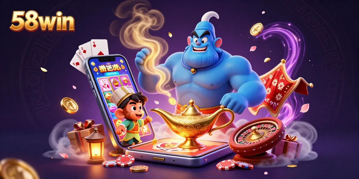 Experience thrilling gaming at 58win with enchanting 3D visuals, vibrant characters, and immersive atmospheres.