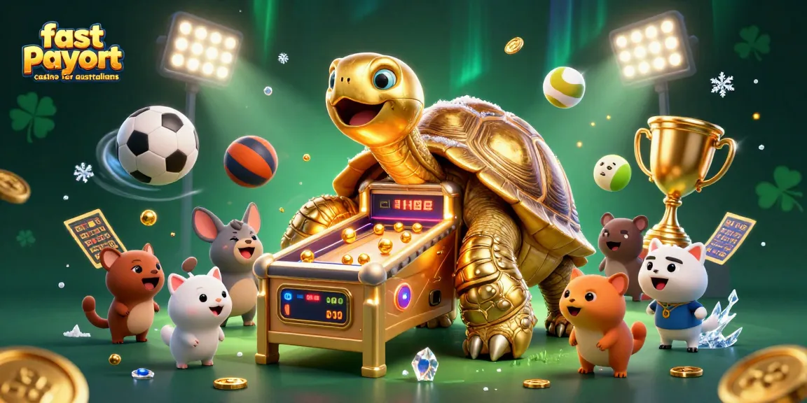Experience the thrill of fast payout casino for australians with golden tortoise and dynamic sports action.