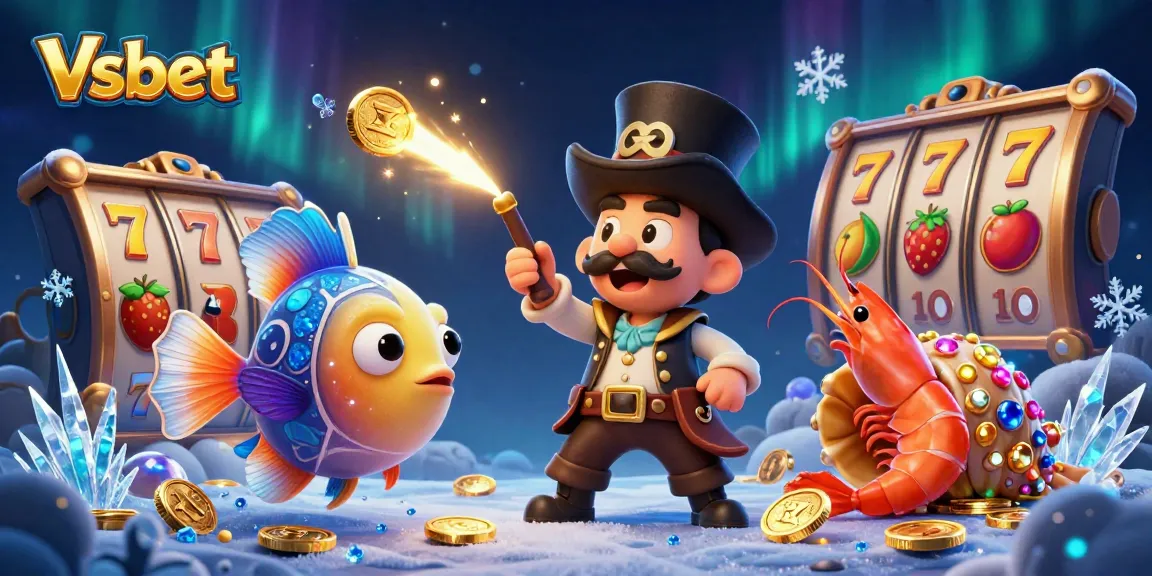 Vsbet brings excitement to players in a vibrant underwater casino world with glowing treasures.
