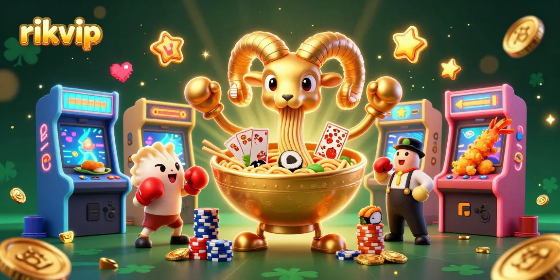 Experience thrilling gameplay at rikvip with a vibrant scene of animated characters engaging in casino excitement.